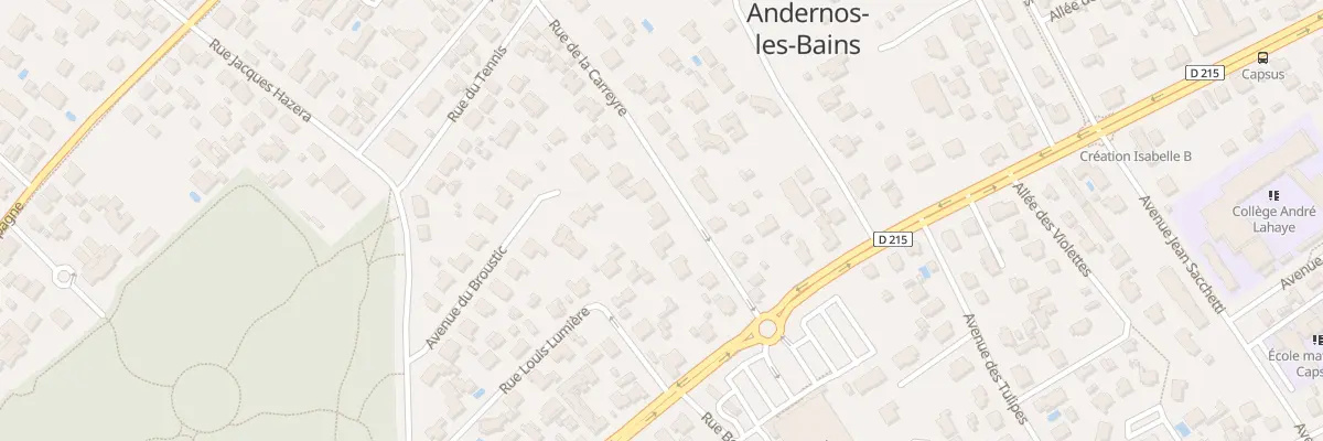 Plan du 5 Rue de la Carreyre à Andernos-les-Bains