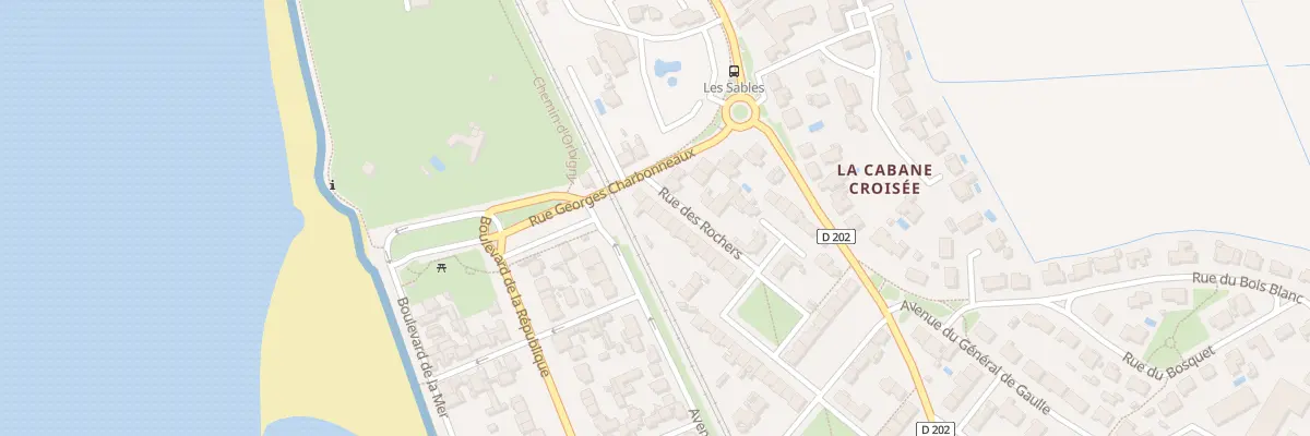Plan du 6 Rue des Rochers à Châtelaillon-Plage