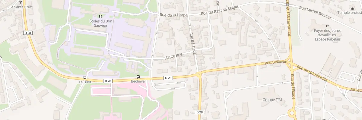 Plan du 15 Rue Haute Rue à Saint-Lô