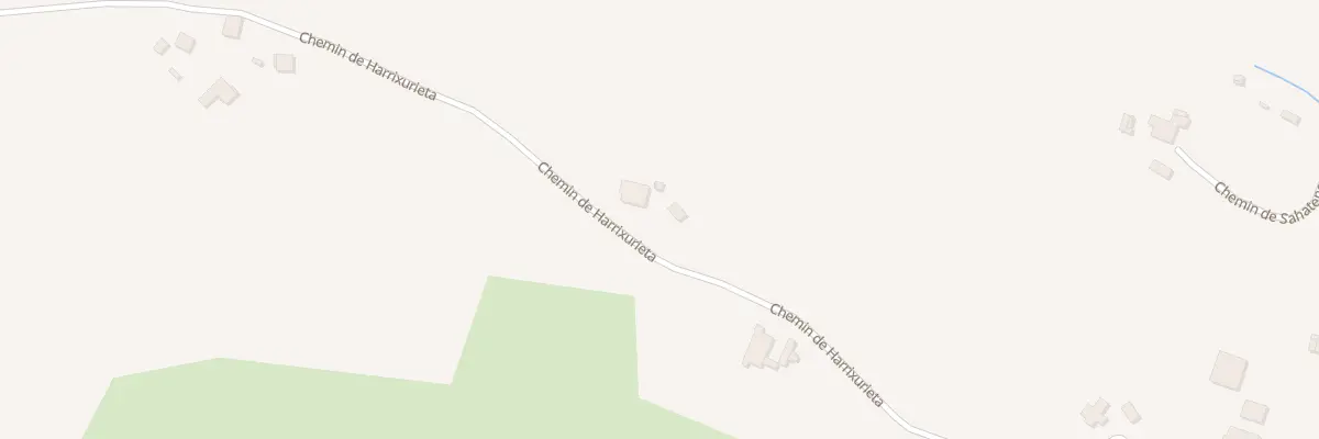 Plan du 1199 Che de Harrixurieta à Béguios