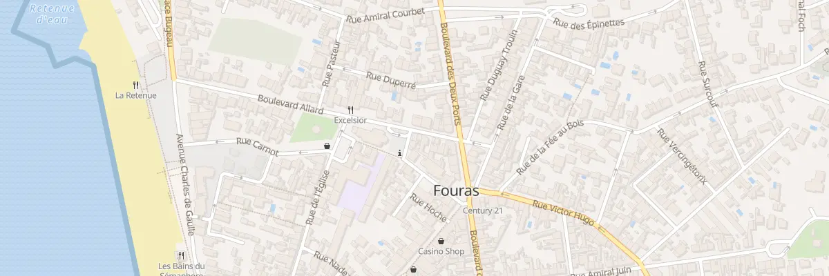 Plan du 29 Bd Allard à Fouras