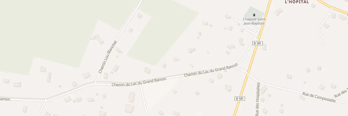 Plan du 13 Che Loc du Grand Ramon à Grayan-et-l’Hôpital