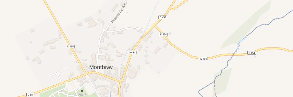 Plan du 134 Rte de Saint Vigor à Montbray