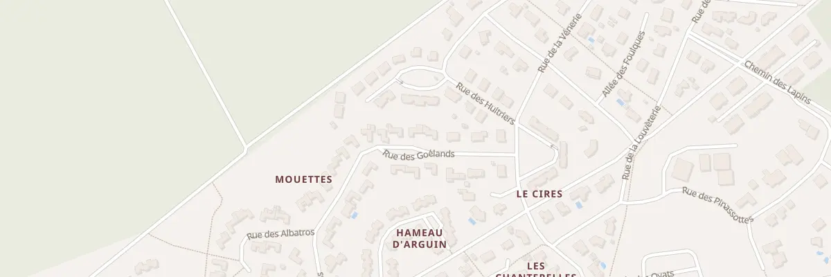 Plan du 27 Rue des Goélands à Andernos-les-Bains