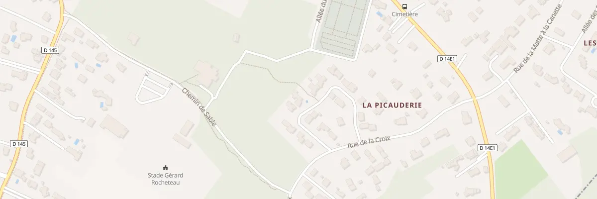 Plan du 22 Rue des Coudras à Étaules