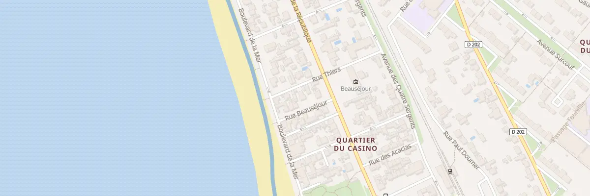Plan du 6B Rue Thiers à Châtelaillon-Plage