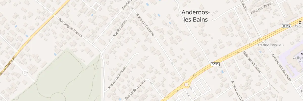 Plan du 9 Rue de la Carreyre à Andernos-les-Bains