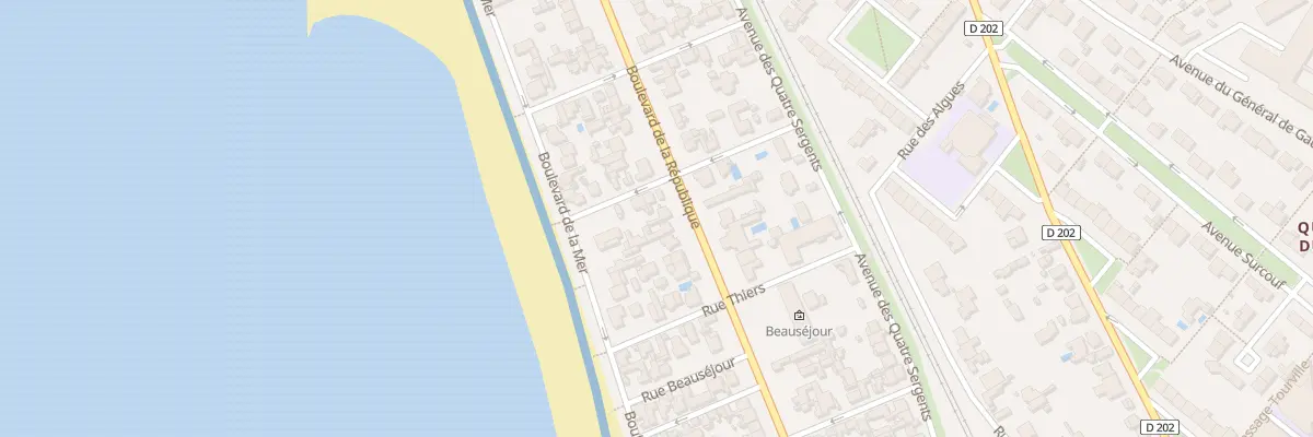 Plan du 60 Bd de la République à Châtelaillon-Plage