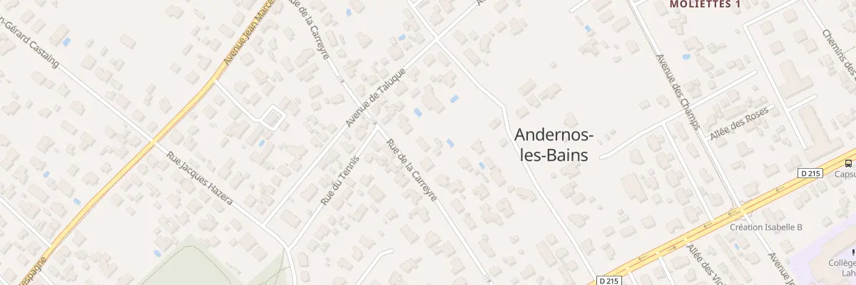 Plan du 20 Rue de la Carreyre à Andernos-les-Bains