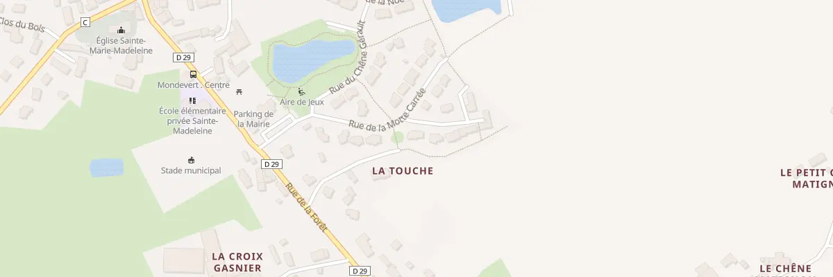Plan du 2 Impasse des Robiniers à Mondevert