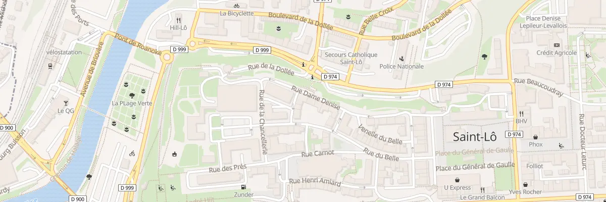 Plan du 9 Rue Dame Denise à Saint-Lô