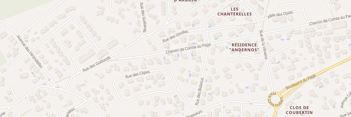 Plan du 45 Rue des Cèpes à Andernos-les-Bains