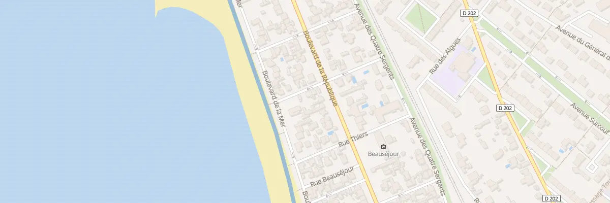 Plan du 8 Rue Denfert Rochereau à Châtelaillon-Plage