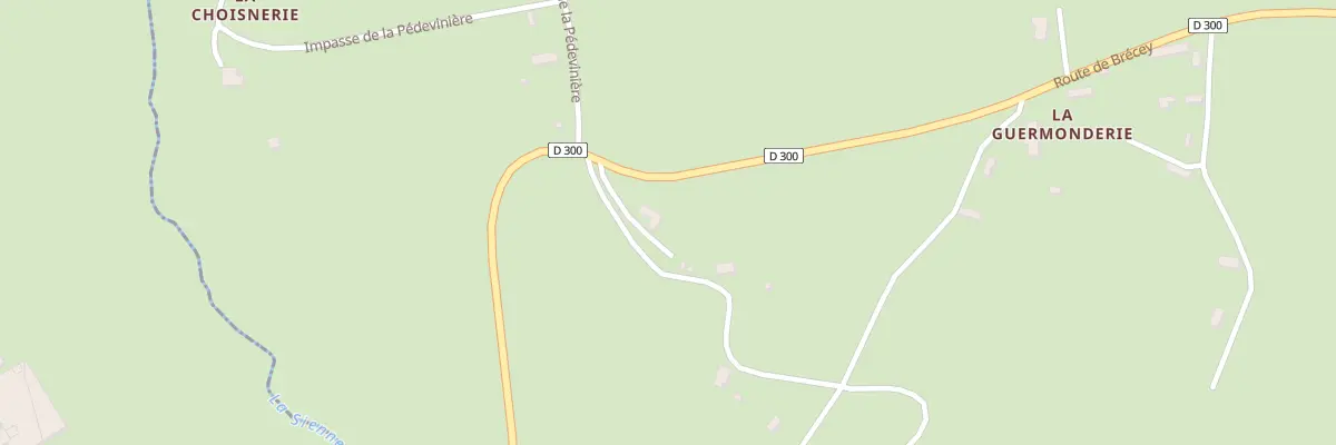Plan du 27 Rte de Brecey - St Sever Calva à Noues de Sienne