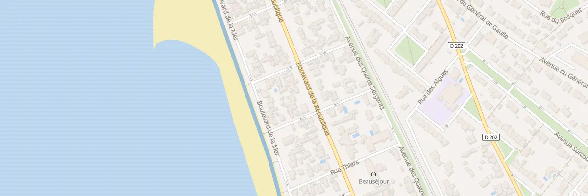 Plan du 50 Bd de la République à Châtelaillon-Plage