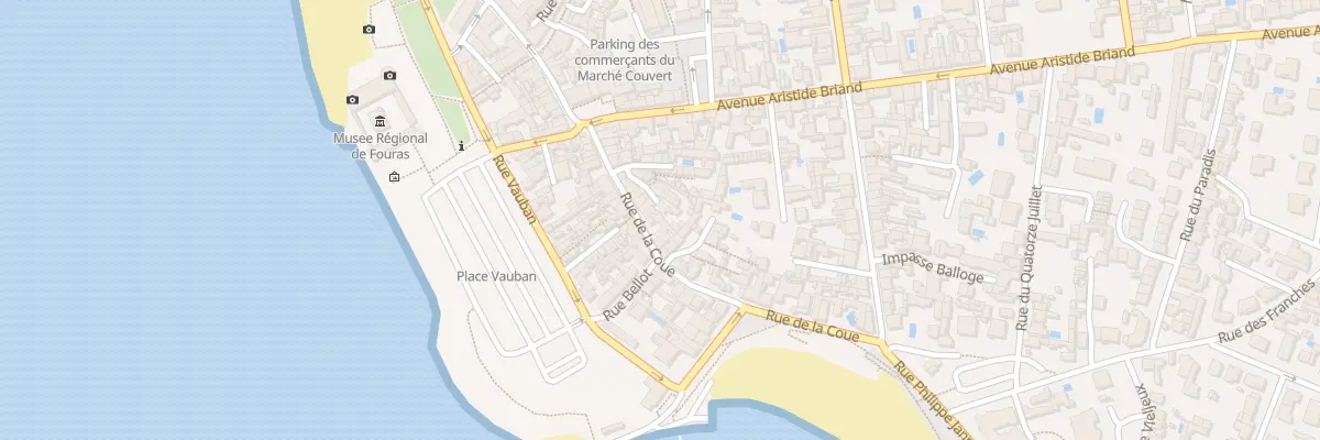 Plan du 31 Rue de la Coue à Fouras