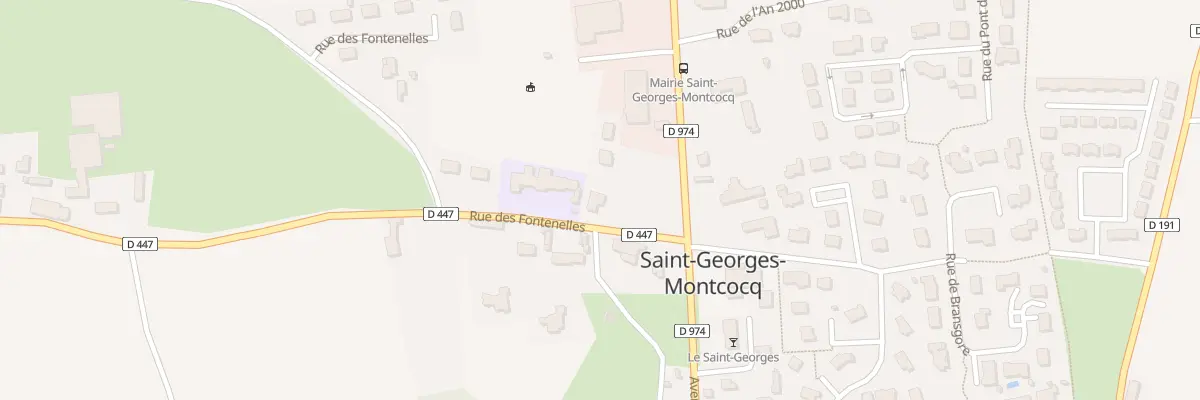 Plan du 2 Rue des Fontenelles à Saint-Georges-Montcocq