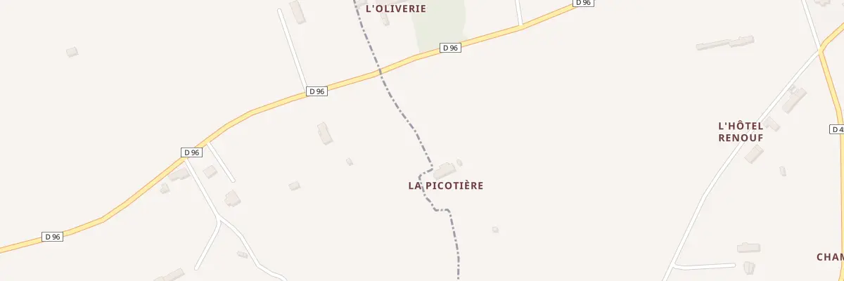 Plan du 1 La Picotiere - Fervaches à Tessy-Bocage