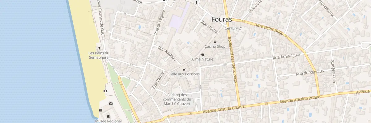 Plan du 32B Rue de la Halle à Fouras
