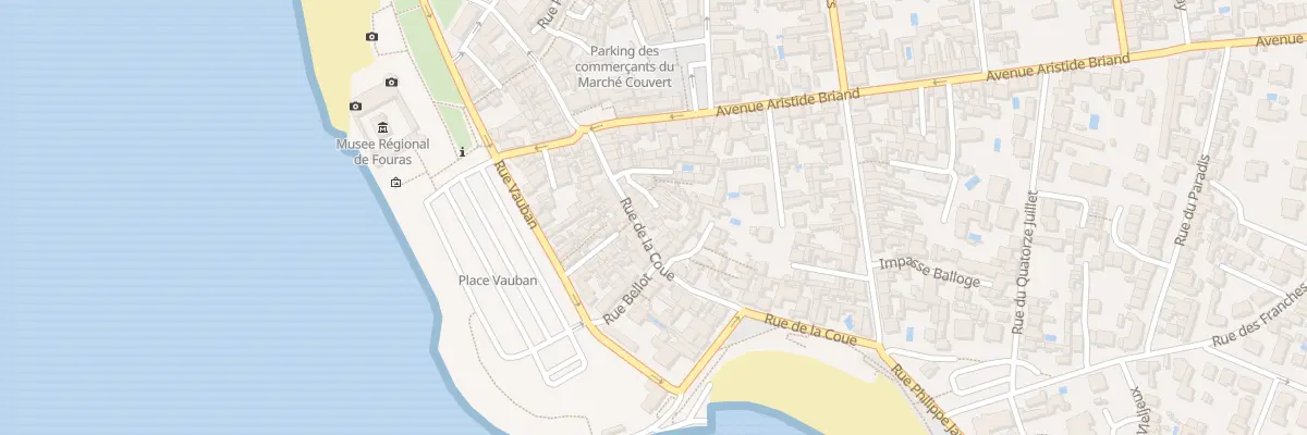 Plan du 35 Rue de la Coue à Fouras