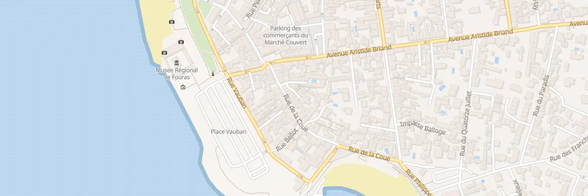 Plan du 39 Rue de la Coue à Fouras