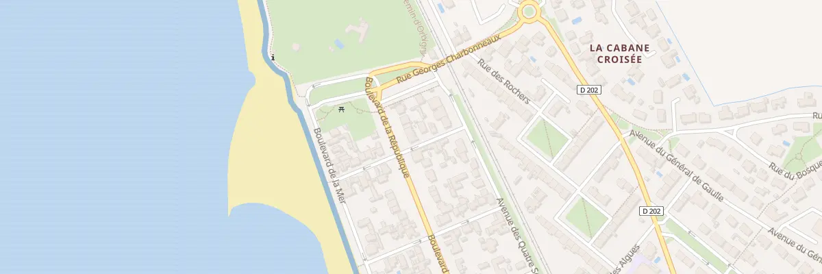 Plan du 13 Bd de la République à Châtelaillon-Plage