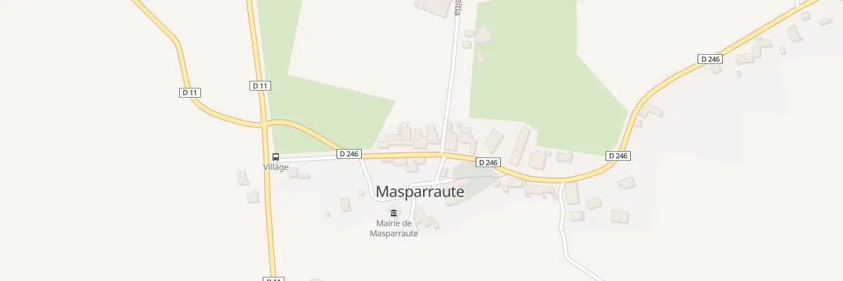 Plan de Plaza à Masparraute