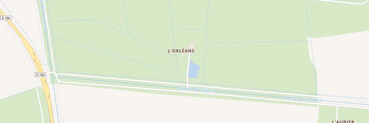 Plan du 1 L’Orléans à Moreilles