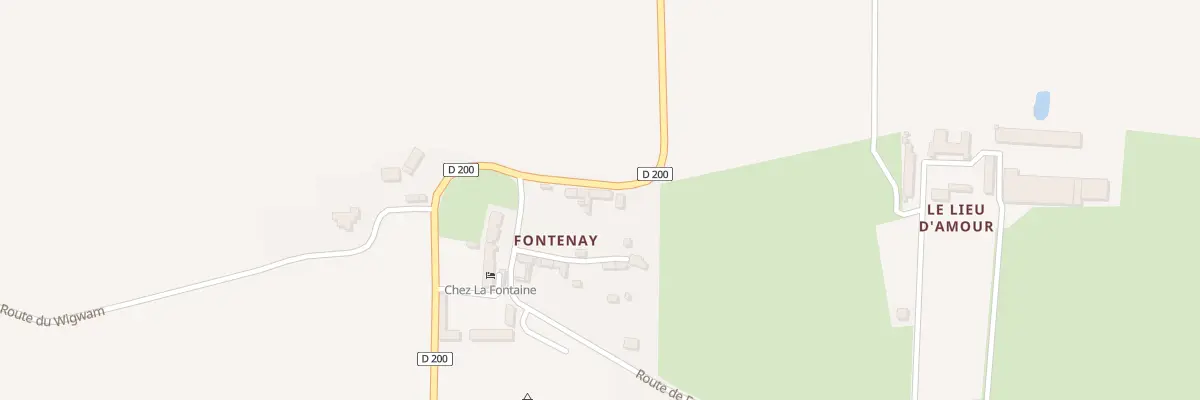 Plan du 2 Rte de Saint-Clément à Géfosse-Fontenay