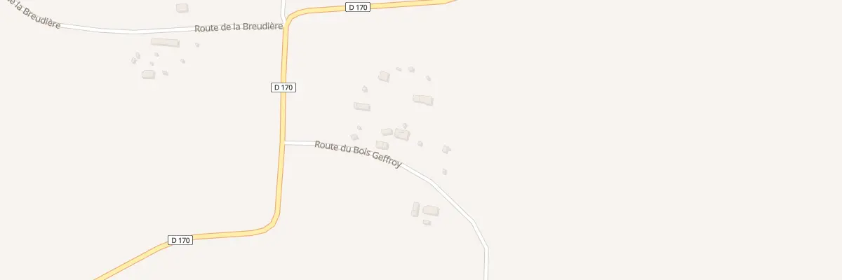 Plan du 12 Rte du Bois Geffroy - Martigny à Grandparigny