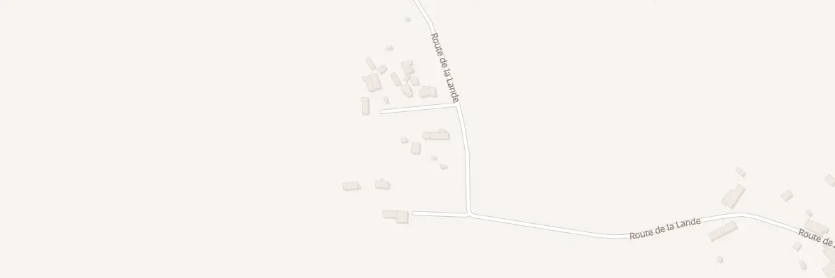 Plan du 583 Rte de la Lande aux Loges-Marchis