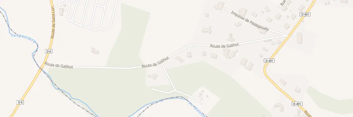 Plan du 301 Rte de Galihot à Heugas