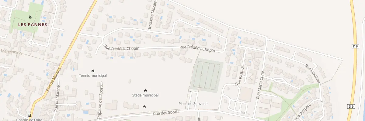Plan du 22B Rue Frédéric Chopin à Saint-Xandre