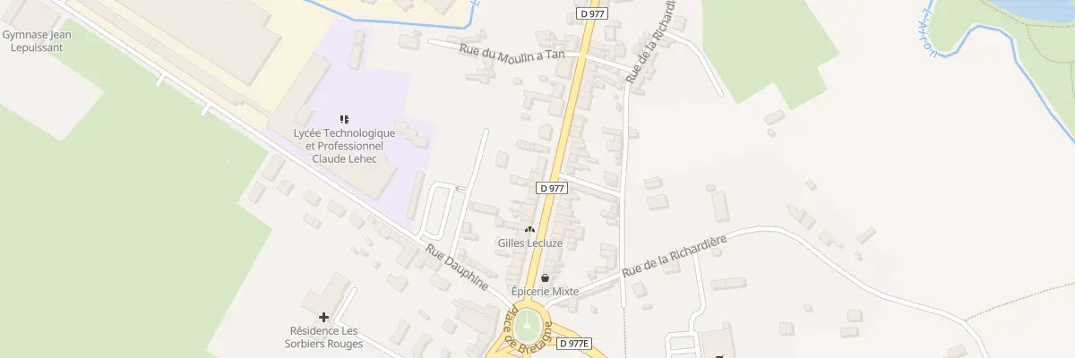 Plan du 124 Rue Lucien Lelievre - St-Hilai à Saint-Hilaire-du-Harcouët