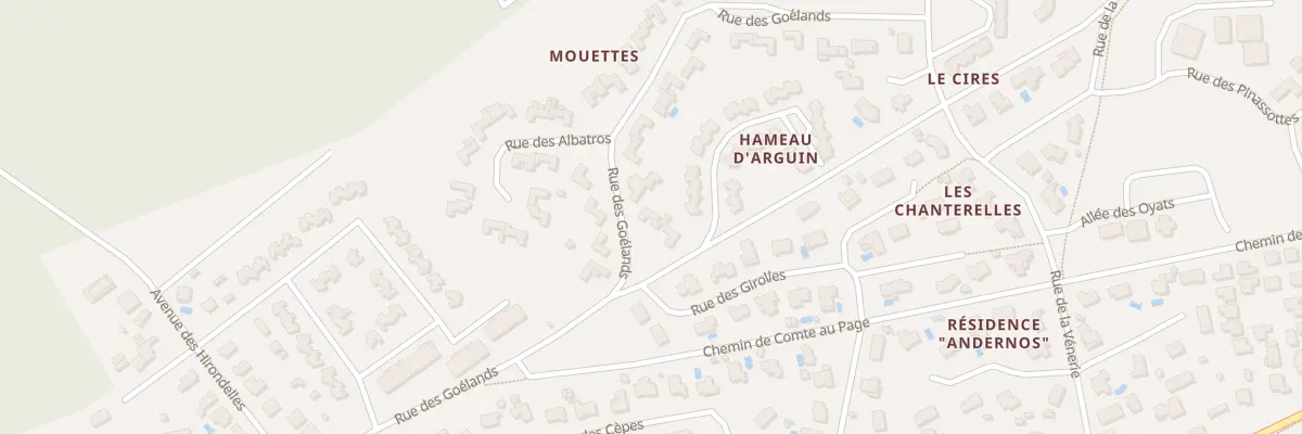 Plan du 4 Rue des Goélands à Andernos-les-Bains