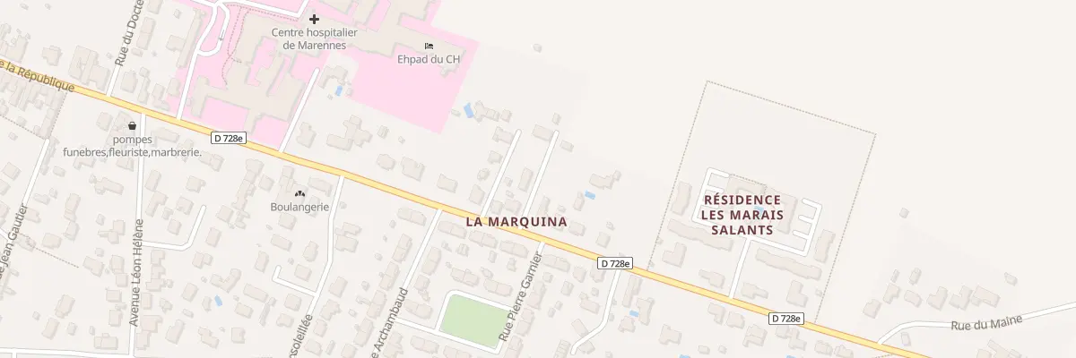 Plan du 31 Av Marechal Leclerc à Marennes-Hiers-Brouage