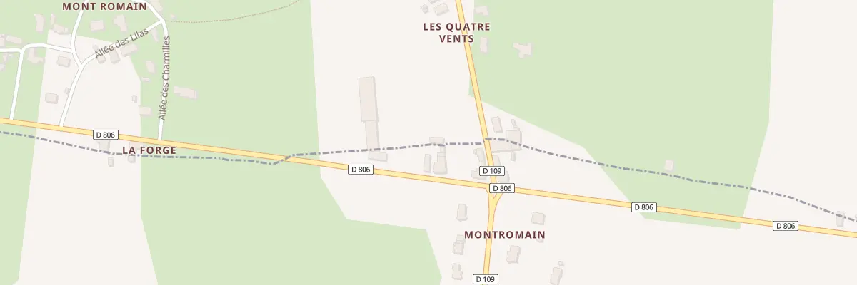 Plan du 40 Mont Romain au Loroux