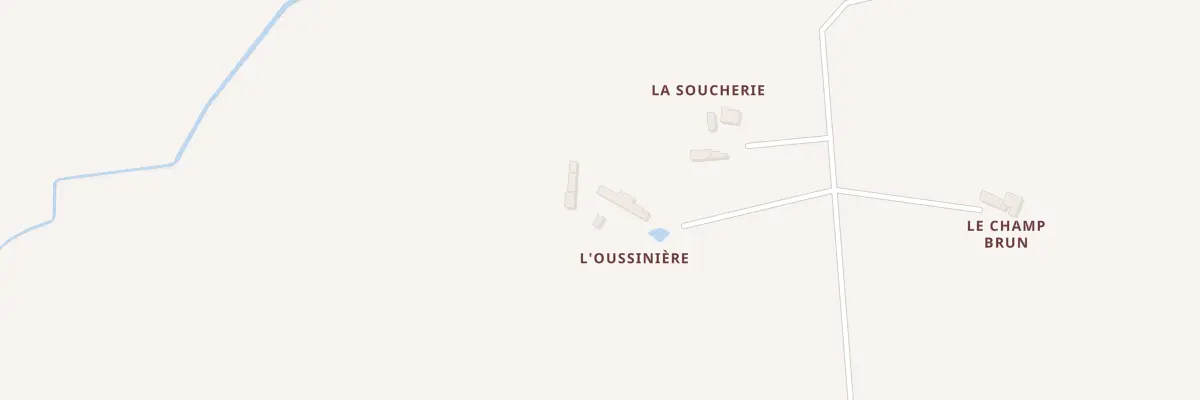 Plan du 9 L’Oussinière à Erbrée