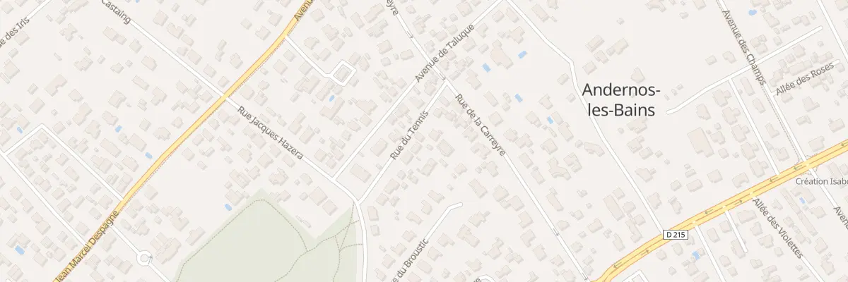 Plan du 14 Rue du Tennis à Andernos-les-Bains