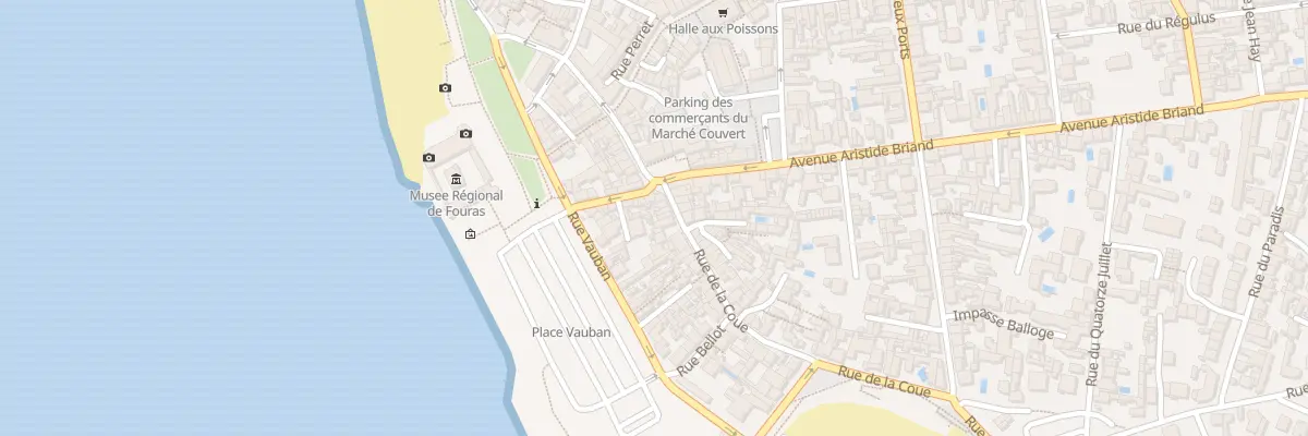 Plan du 36 Rue de la Coue à Fouras