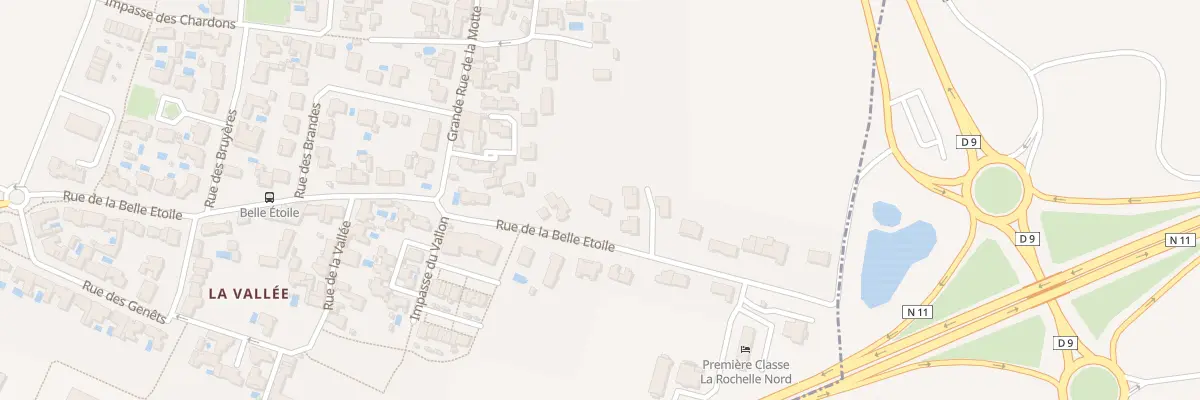Plan du 25 Rue de la Belle Etoile à Puilboreau