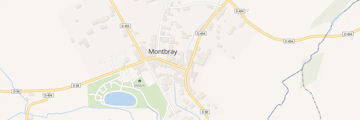 Plan du 26 Rte de Percy à Montbray