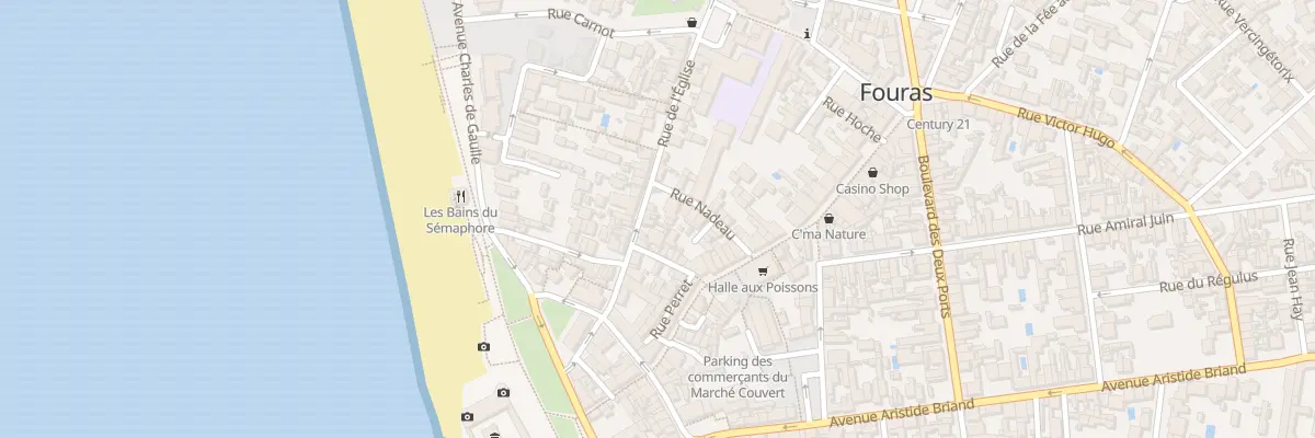 Plan du 21 Rue de l’Eglise à Fouras