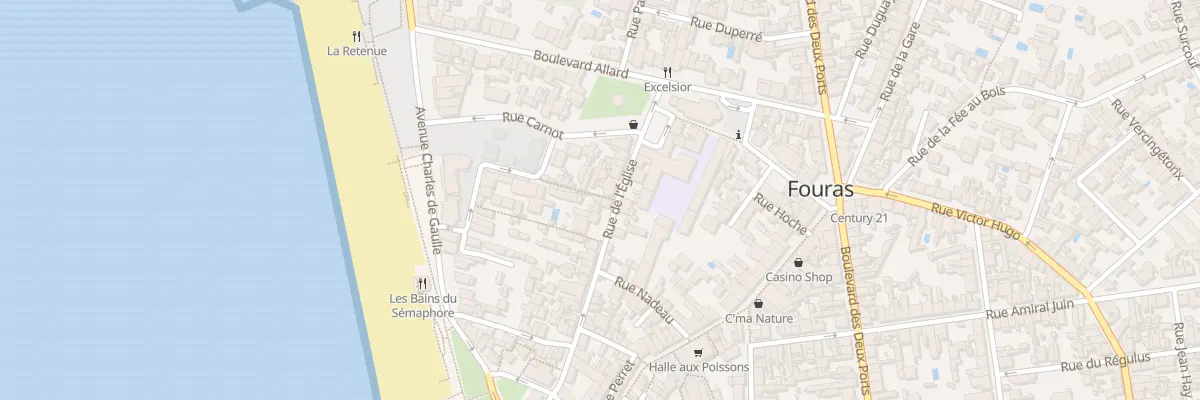 Plan du 11 Pas Carnot à Fouras