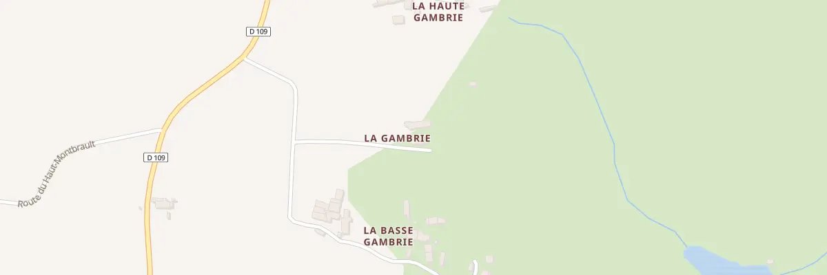 Plan du 20 La Gambrie à La Chapelle-Fleurigné