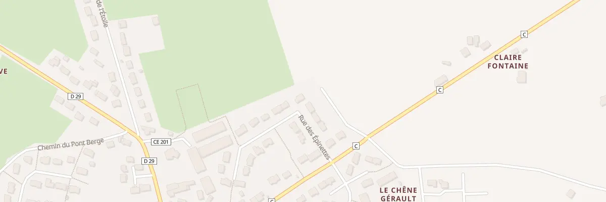 Plan du 12 Rue des Epinettes à Mondevert