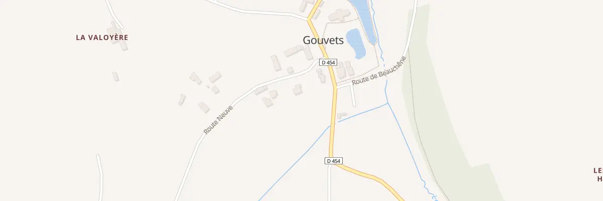 Plan du 5312 Le Bourg à Gouvets