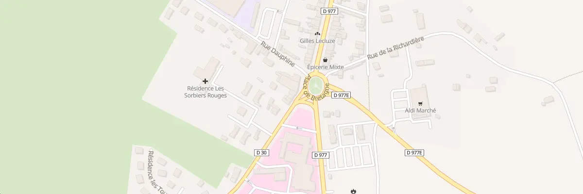 Plan du 22 Rte de Saint James - St-Hilair à Saint-Hilaire-du-Harcouët