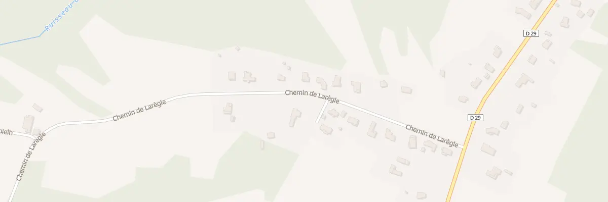 Plan du 1206 Che de Larègle à Peyrehorade