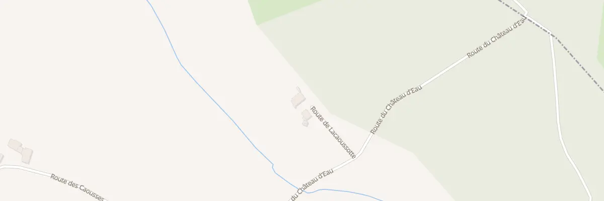 Plan du 1363 Rte de Lacaoussotte à Bélus
